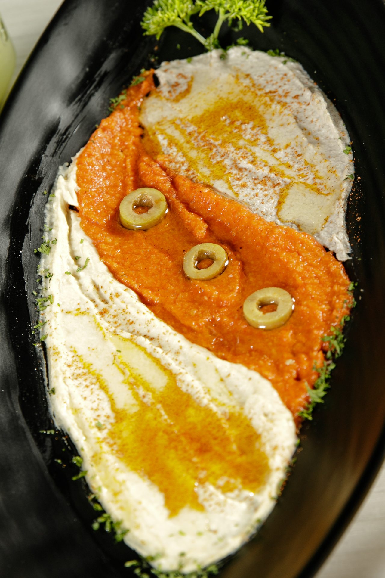 Fotografía de gastronomía o producto 3 salsas