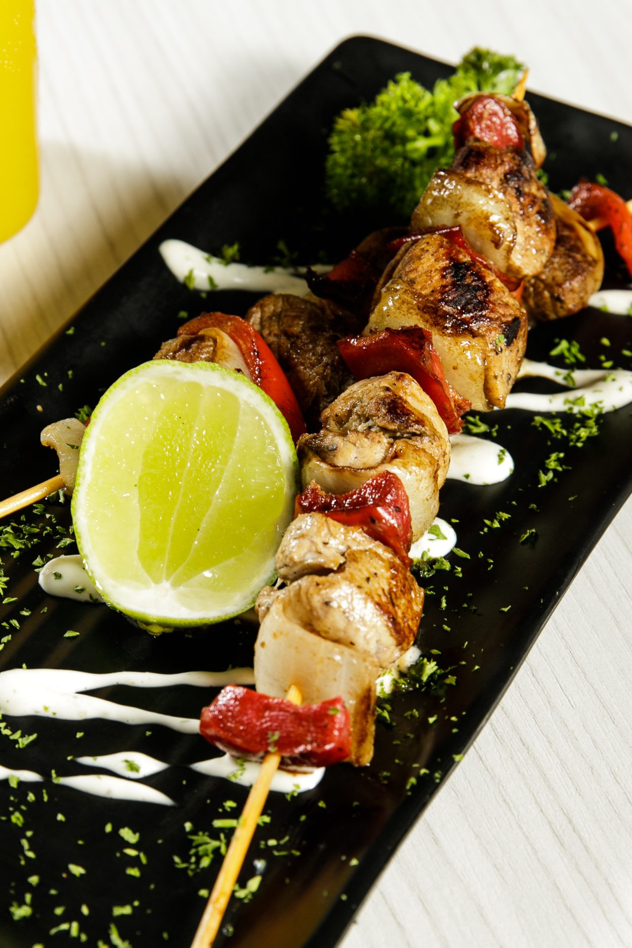 Fotografía de gastronomía o producto Brocheta Pollo